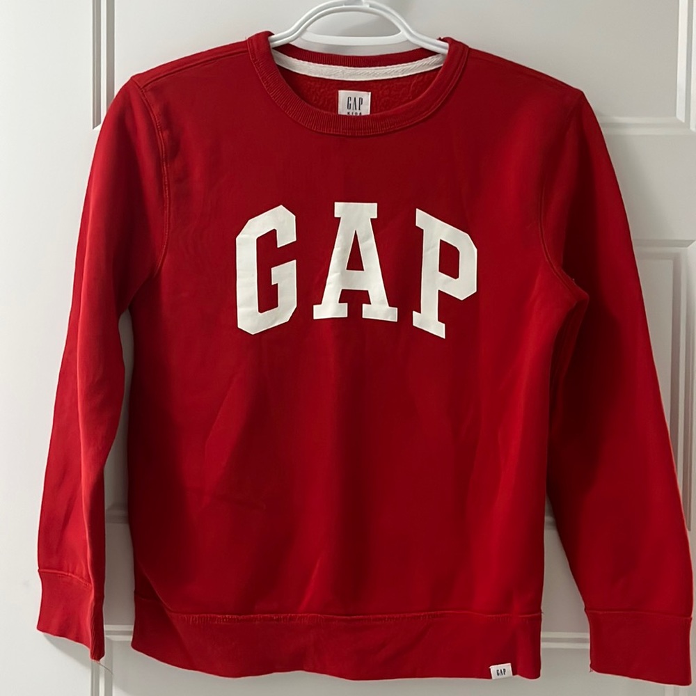 EUC Gap Red sweatshirt US Large Kids